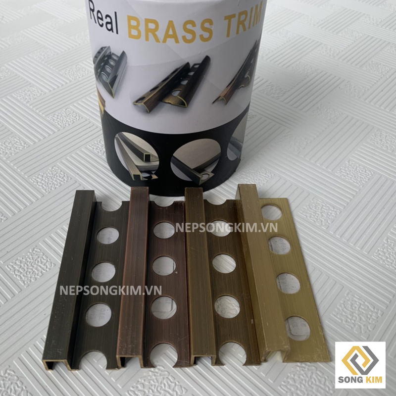 Nẹp Đồng Thau Giả Cổ Góc Vuông