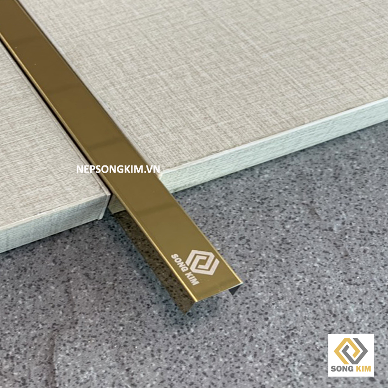 Nẹp inox vàng bóng
