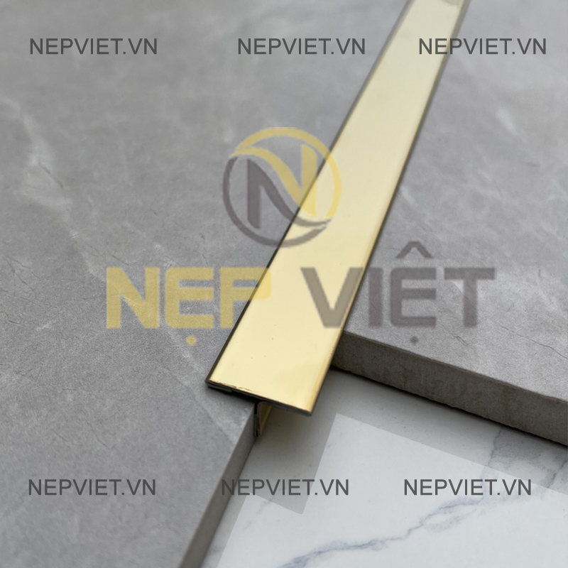 Nẹp Inox T15 Vàng Bóng