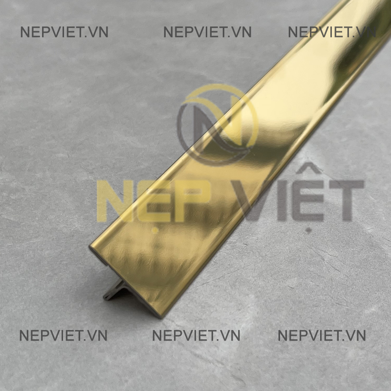 Nẹp Inox T20 Vàng Bóng