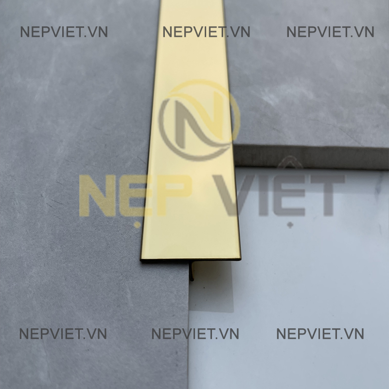 Nẹp Inox T20 vàng bóng
