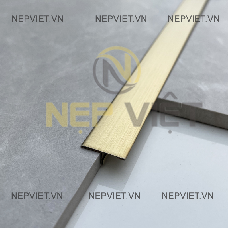 Nẹp Inox T20 Vàng Xước