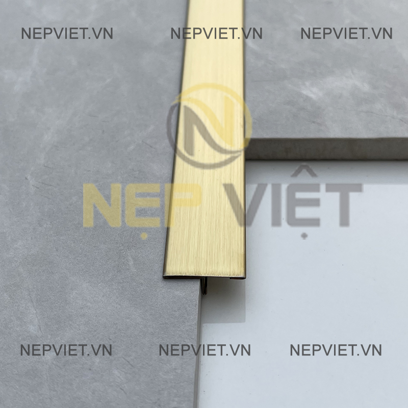 Nẹp Inox T20 Vàng Xước