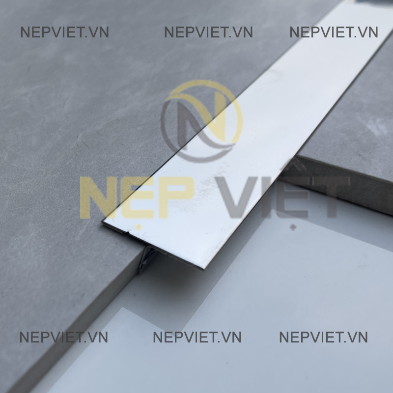 Nẹp Inox T25 Bạc Bóng