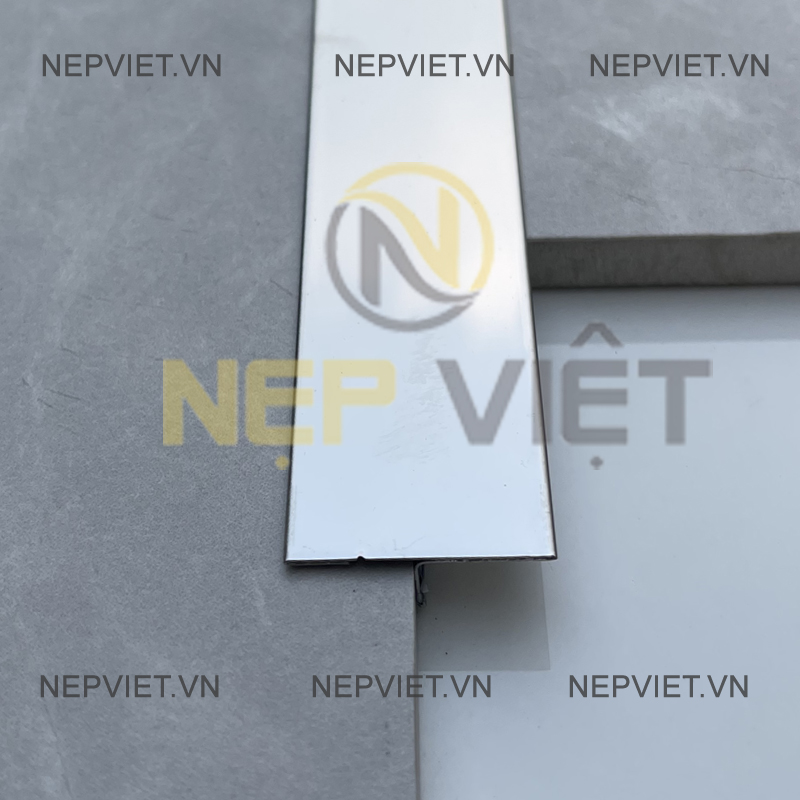 Nẹp Inox T25 Bạc Bóng