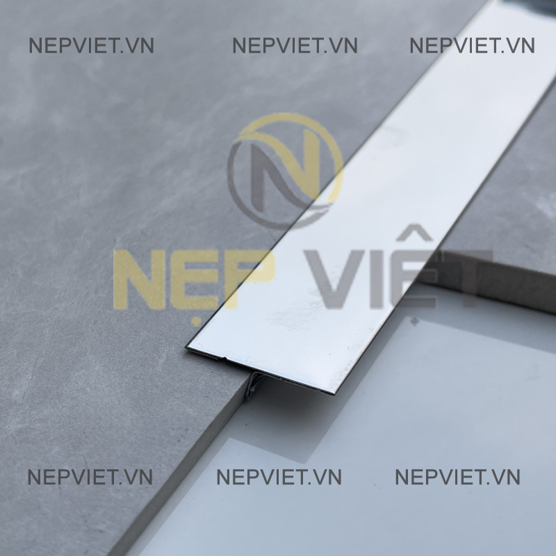 Nẹp Inox T30 Bạc Bóng