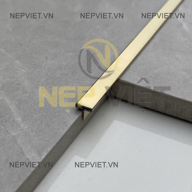 Nẹp Inox T6 Vàng Bóng