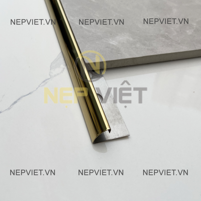 Nẹp inox bo góc tròn chính hãng, giá tốt - Giao hàng nhanh