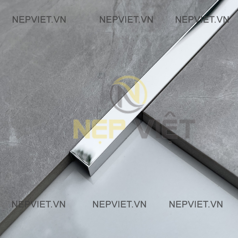 Nẹp Inox U10 Bạc Bóng