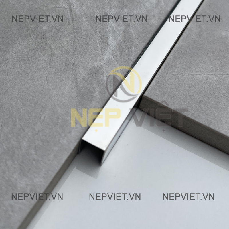 Nẹp Inox U12 Bạc Bóng