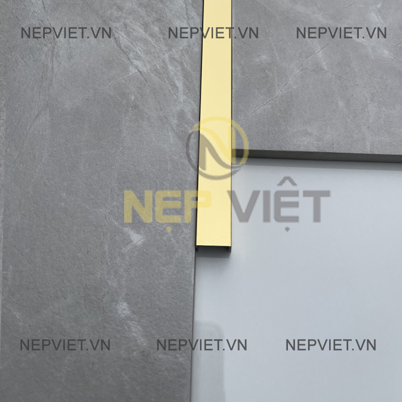 Nẹp Inox U12 Vàng Bóng