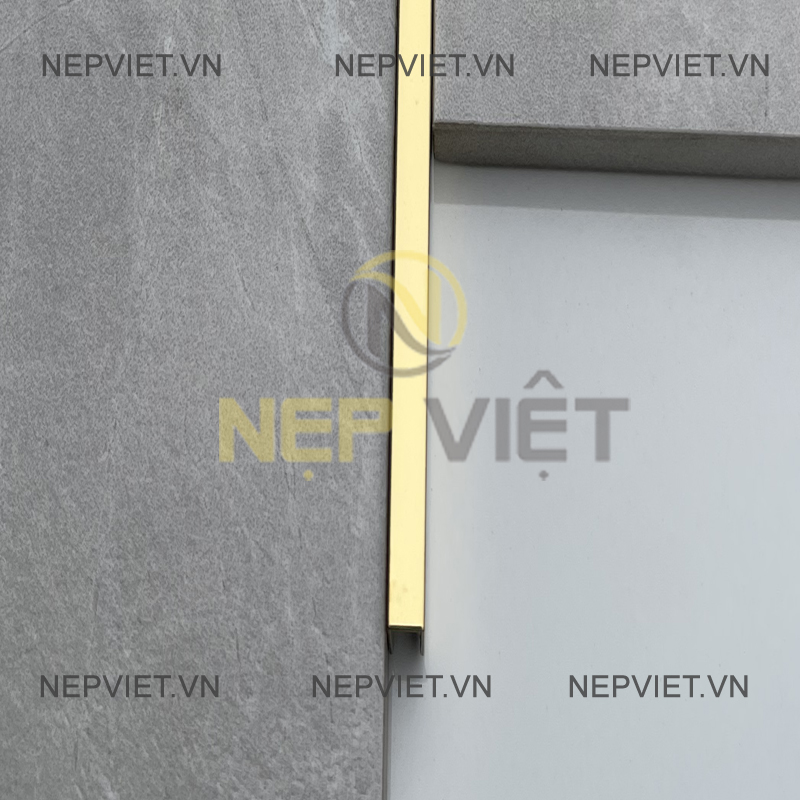 Nẹp Inox U3 Vàng Bóng