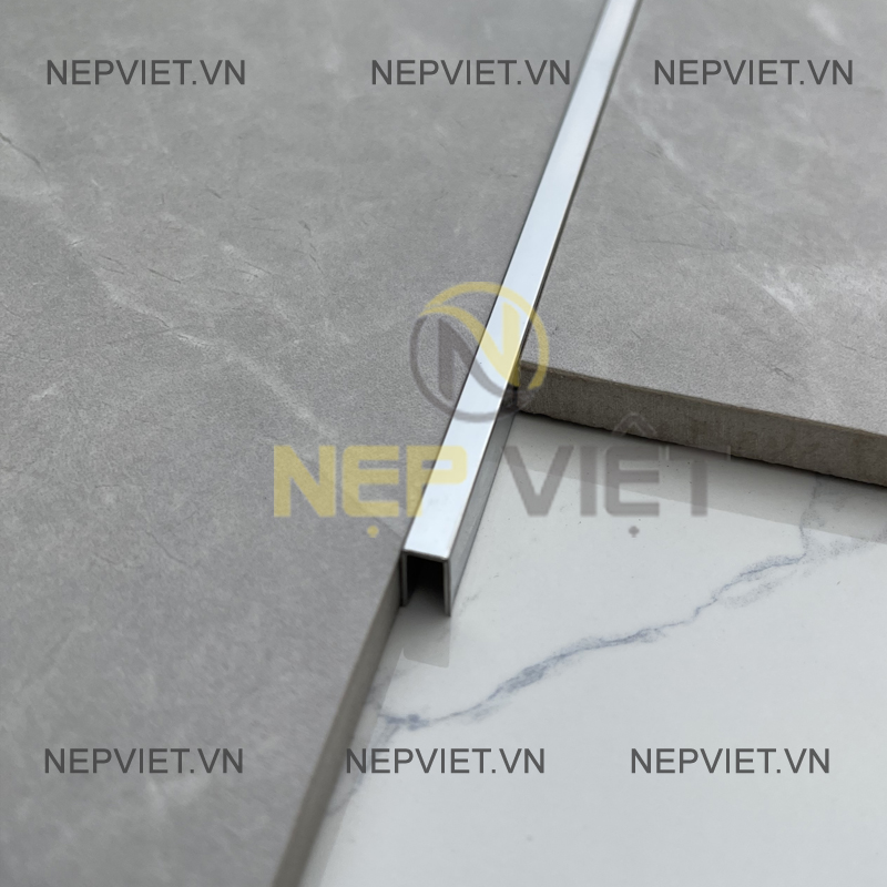 Nẹp Inox U5 Bạc Bóng